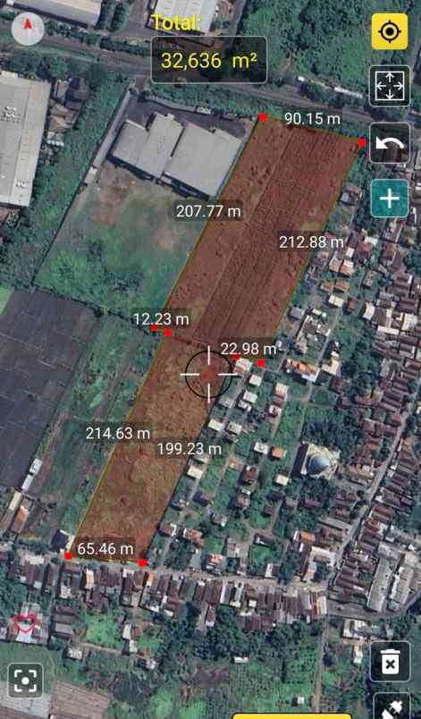 dijual tanah gunung gangsir