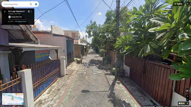 dijual tanah jagir sidoresmo gang vi