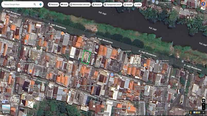 dijual tanah jagir sidoresmo gang vi