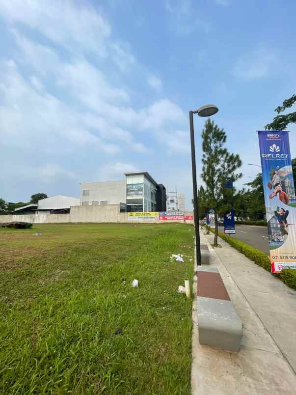 dijual tanah jalan bsd boulevard