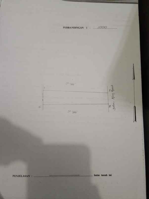 dijual tanah jalan janti no 95