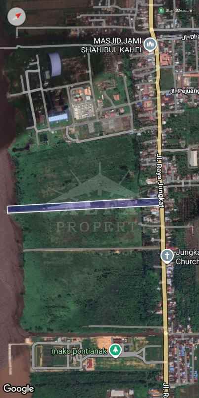 dijual tanah jalan jungkat