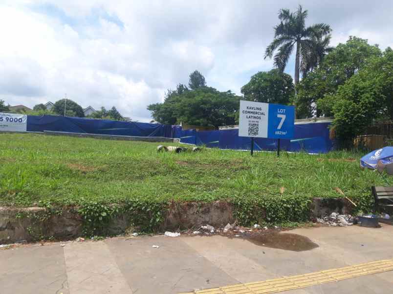 dijual tanah jalan raya boulevard rawa