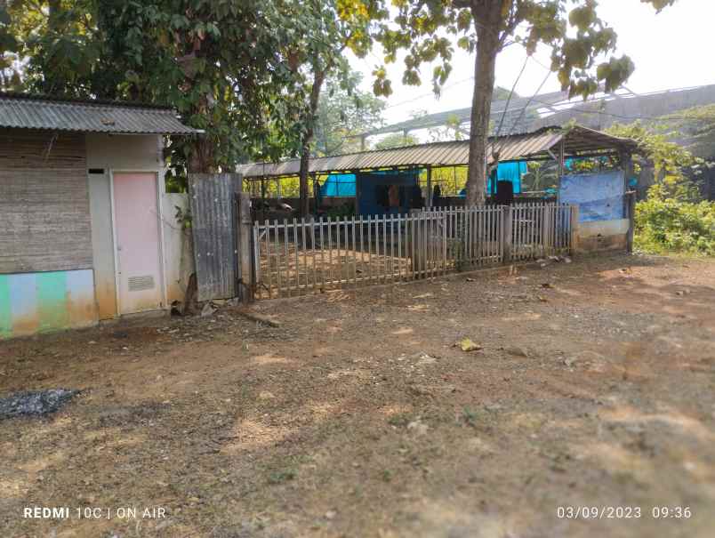 dijual tanah jalan raya pabuaran cikeas