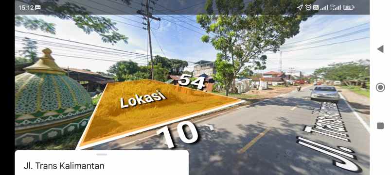 dijual tanah jalan transkalimantan