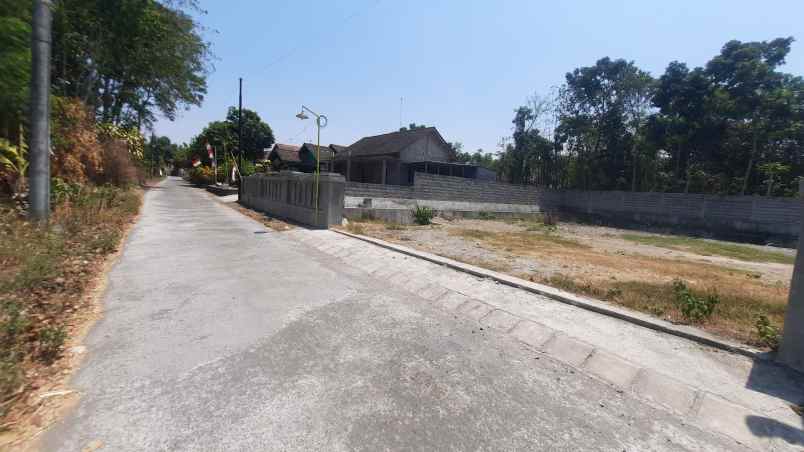 dijual tanah jl jogja solo prambanan klaten