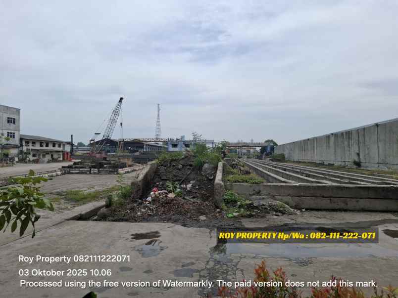 dijual tanah jl raya cakung cilincing