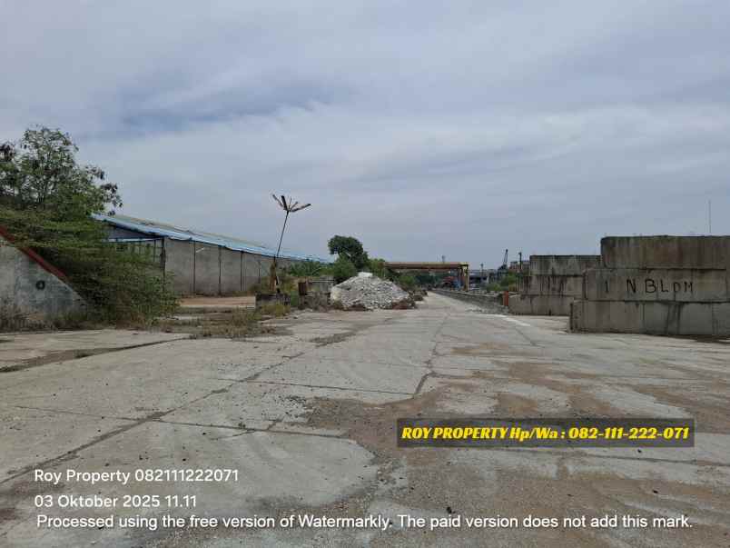 dijual tanah jl raya cakung cilincing