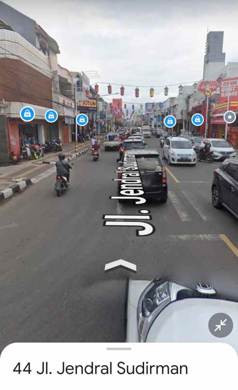 dijual tanah jl raya jendral sudirman