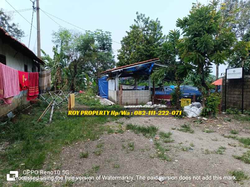 dijual tanah jl sholeh iskandar kayu