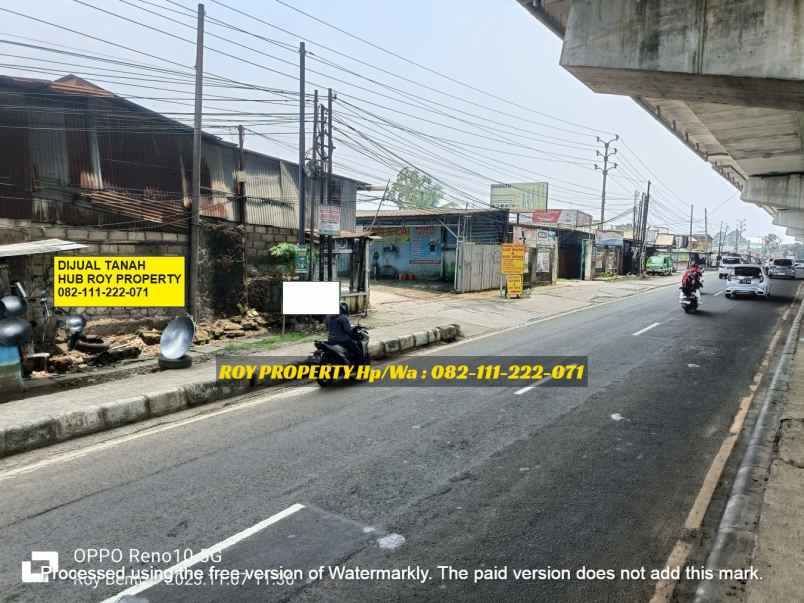 dijual tanah jl sholeh iskandar kayu