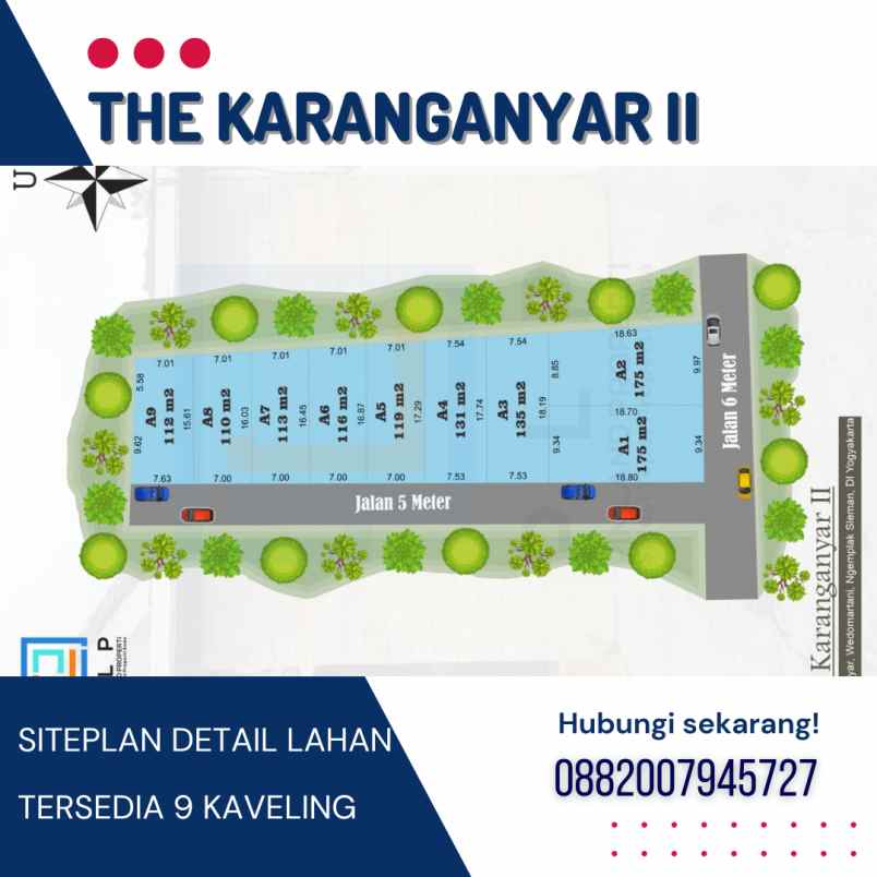dijual tanah karanganyar wedomartani