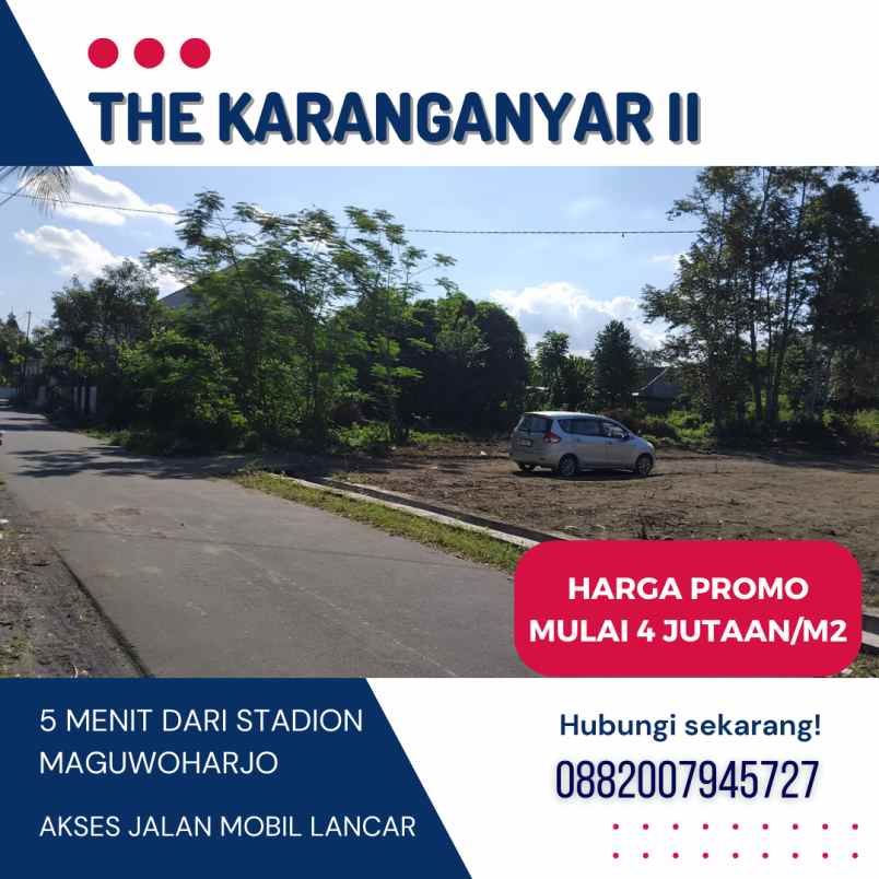 dijual tanah karanganyar wedomartani