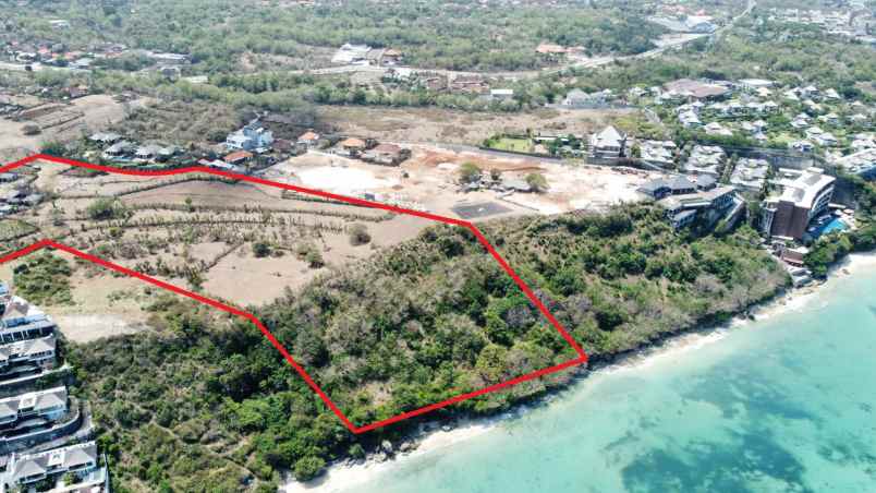 dijual tanah los tebing sawangan nusa dua