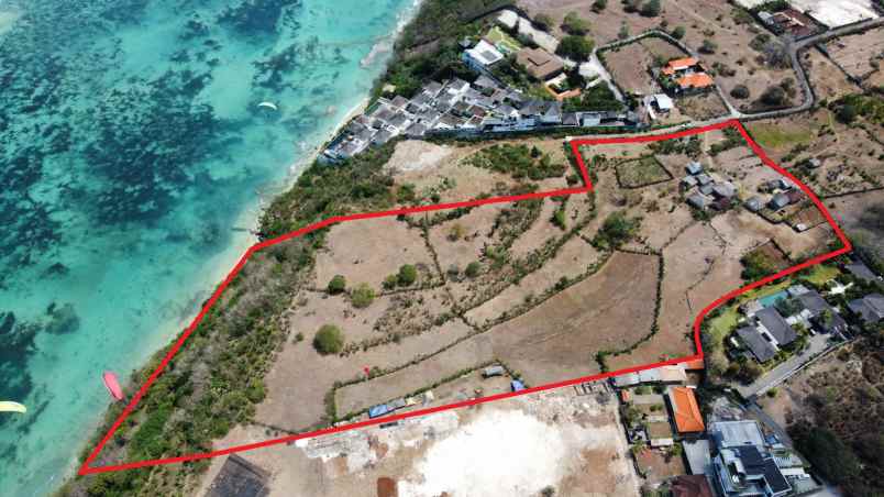 dijual tanah los tebing sawangan nusa dua