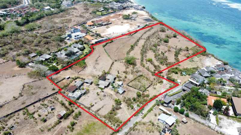 dijual tanah los tebing sawangan nusa dua