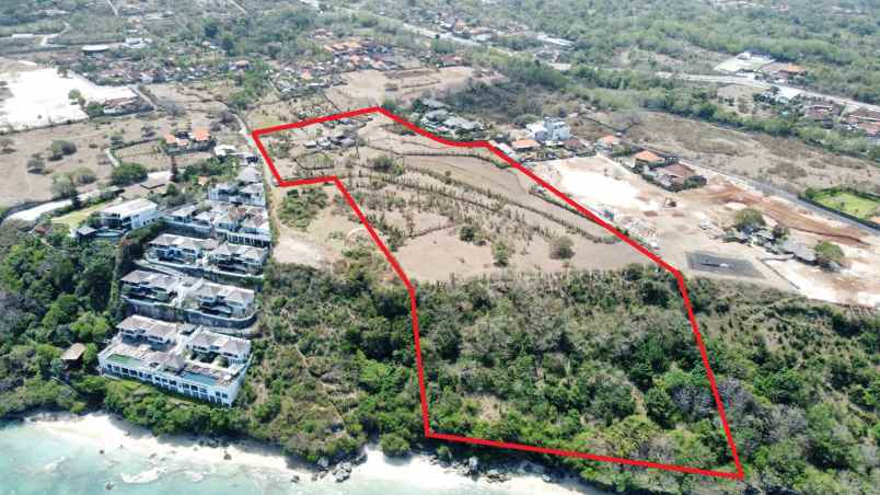 dijual tanah los tebing sawangan nusa dua