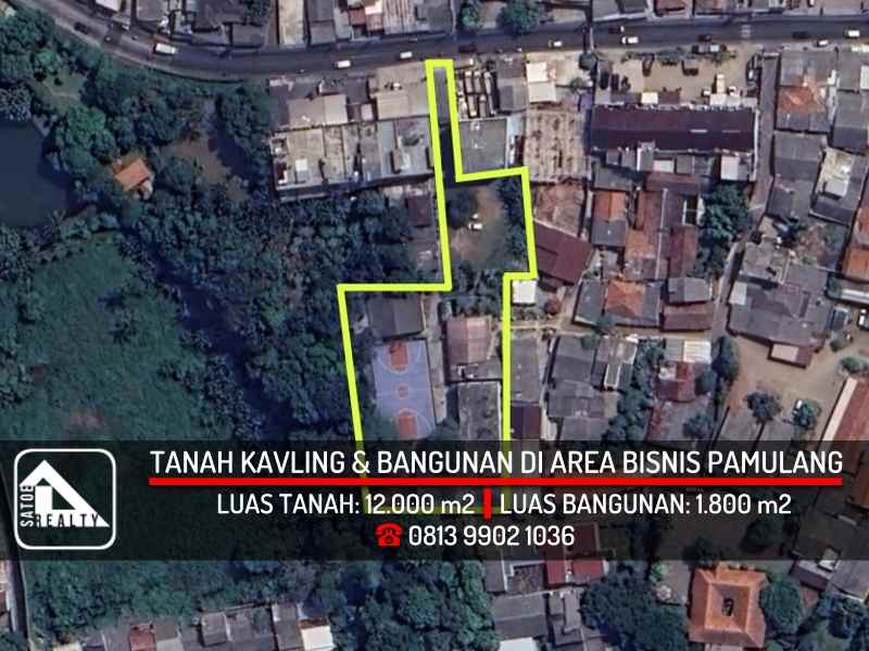 dijual tanah pamulang timur tangerang