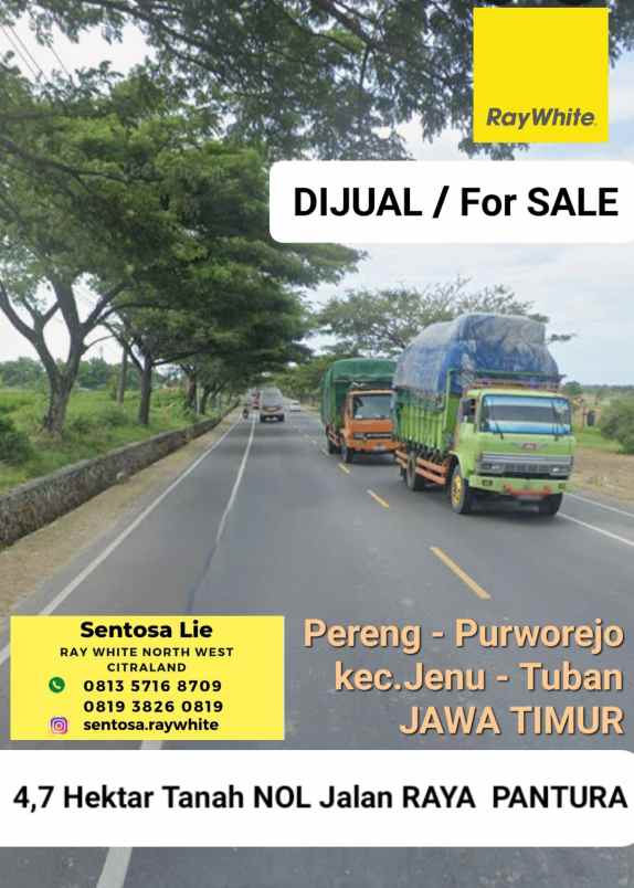 dijual tanah pereng