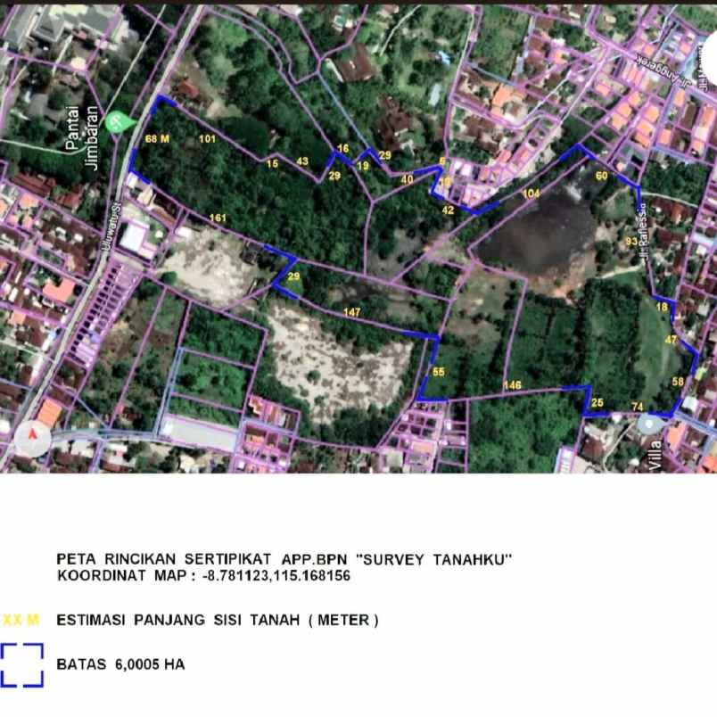 dijual tanah raya uluwatu