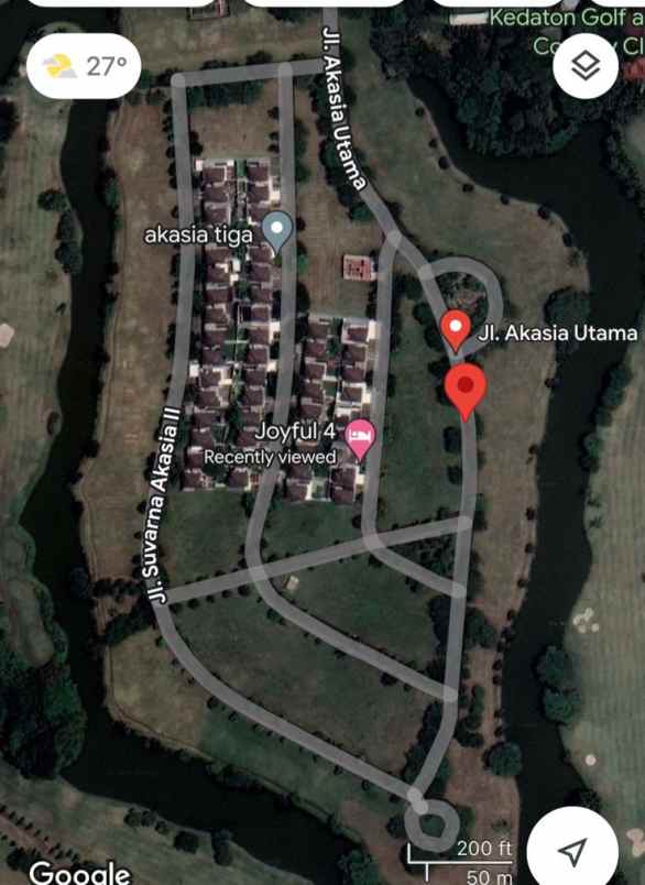 dijual tanah suvarna padi cluster akasia