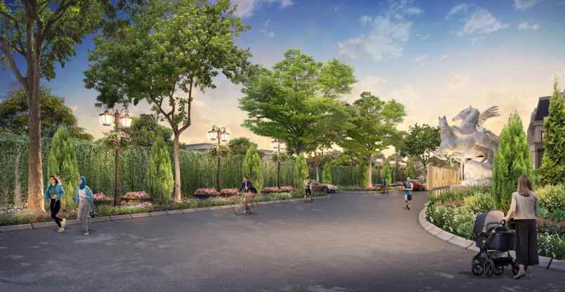 dijual villa athena garden jalan