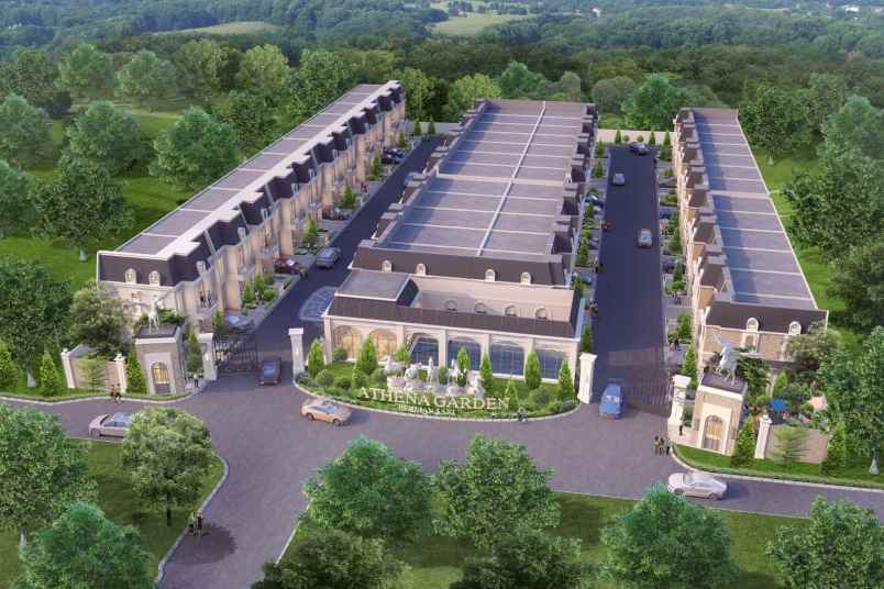 dijual villa athena garden jalan