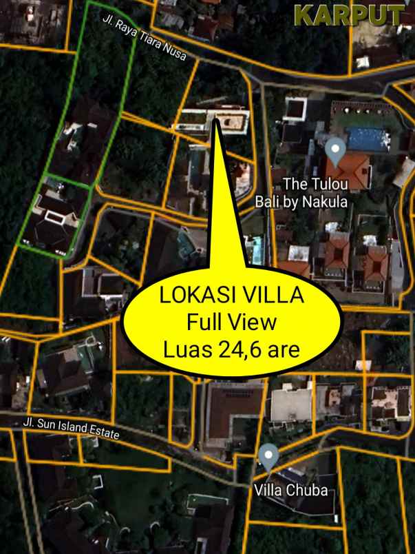 dijual villa goa gong