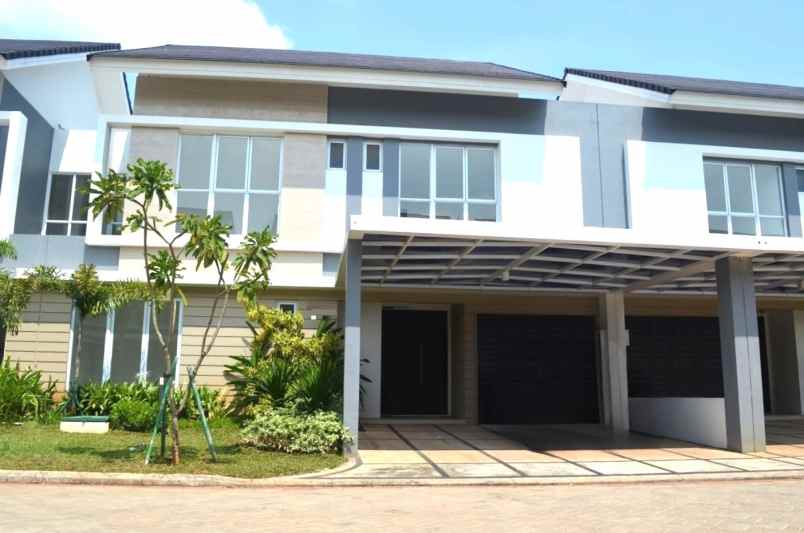disewakan rumah cluster palm spring jgc