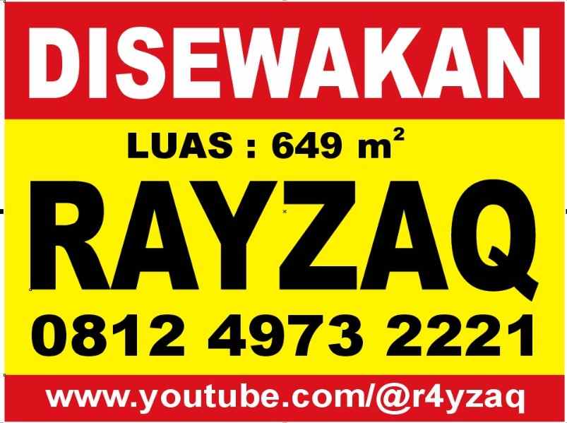 disewakan tanah jalan raya sukarno hatta