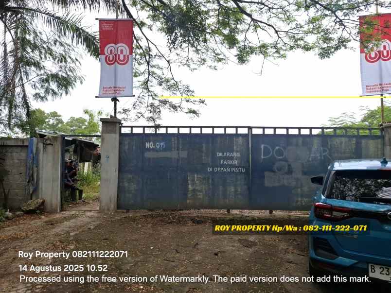 disewakan tanah jl marunda makmur