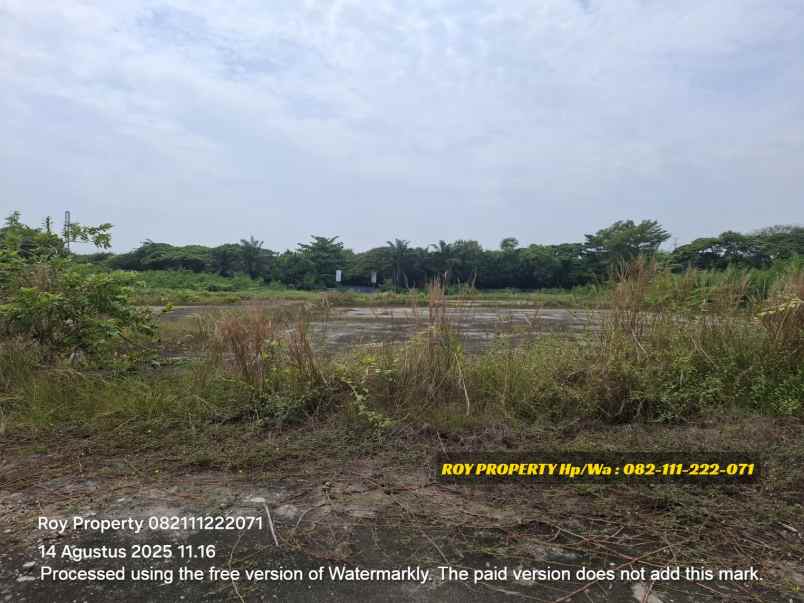 disewakan tanah jl marunda makmur