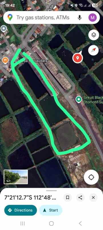 for sale tanah di tambak oso