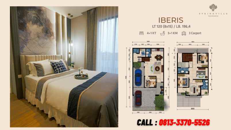 jual rumah 2 lantai rungkut surabaya dekat merr