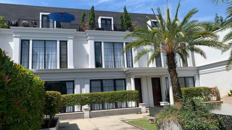 jual rumah mewah design american klasik kemang