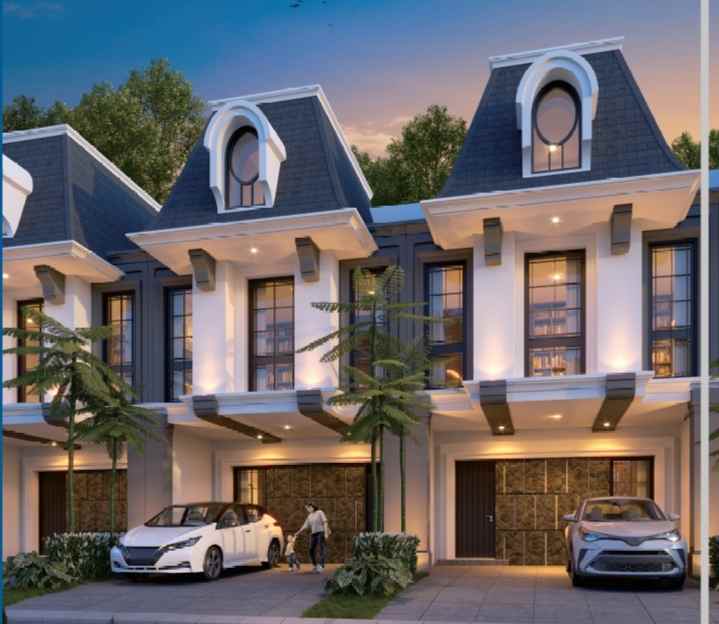 rumah american clasic dekat toll andara jagakarsa