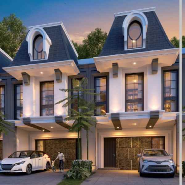 rumah american clasic dekat toll andara jagakarsa