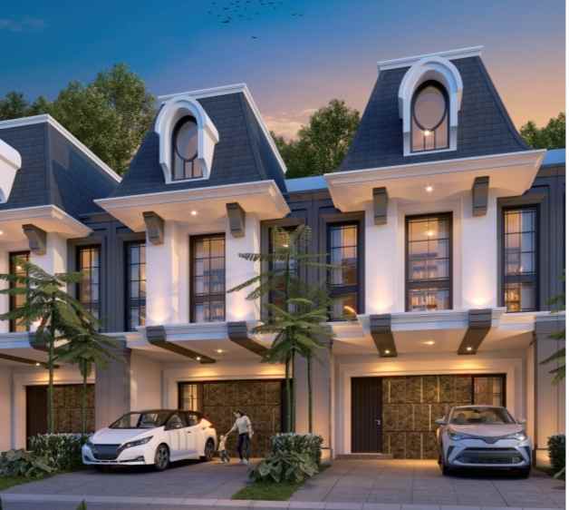 rumah american clasic dekat toll andara jagakarsa