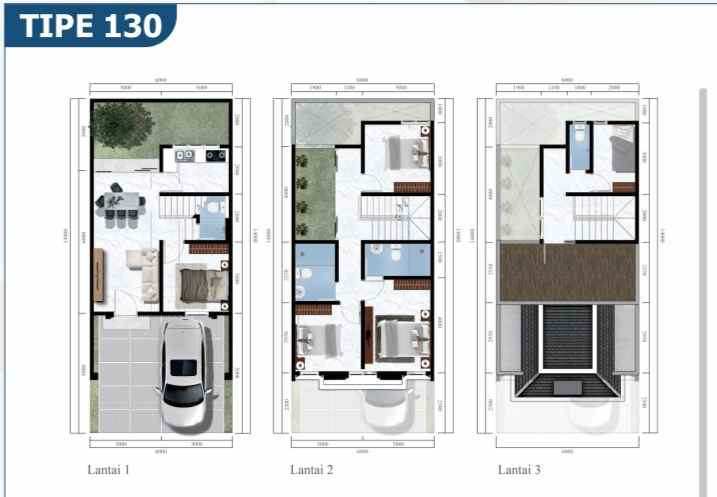 rumah american clasic dekat toll andara jagakarsa