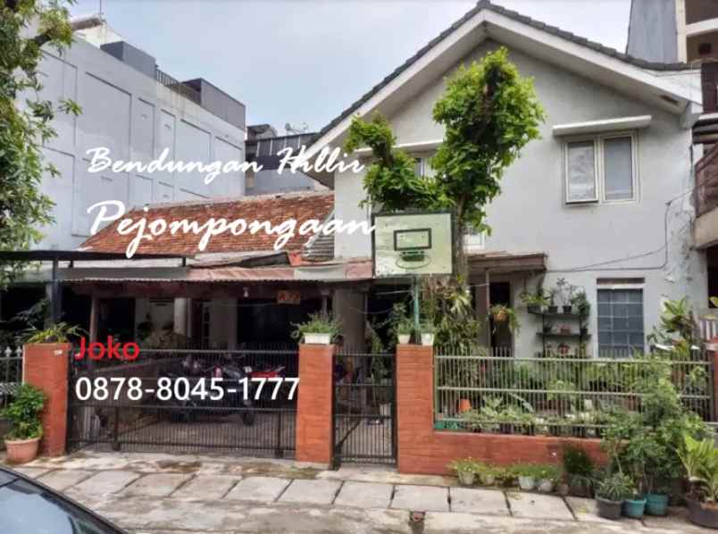 rumah asri prime area bendungan hillir jakarta pusat