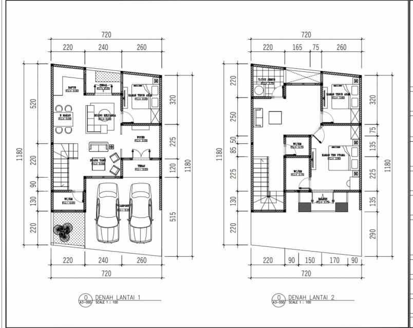 rumah cluster 2 lsntai di kemang sukmajaya depok