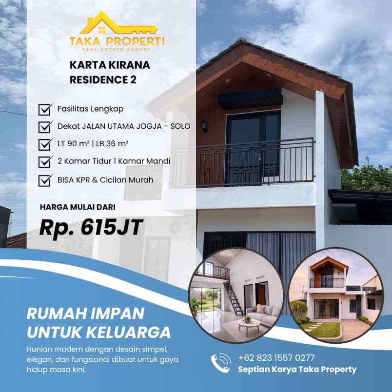 rumah dekat candi prambanan 500 jt an shm