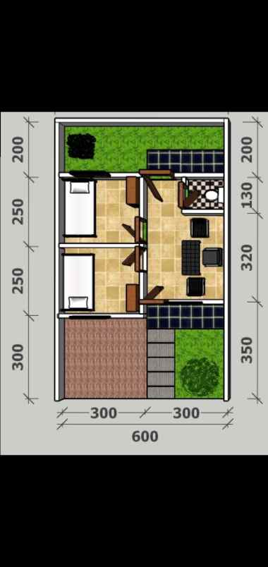 rumah jalan raya klapa nunggal bogor