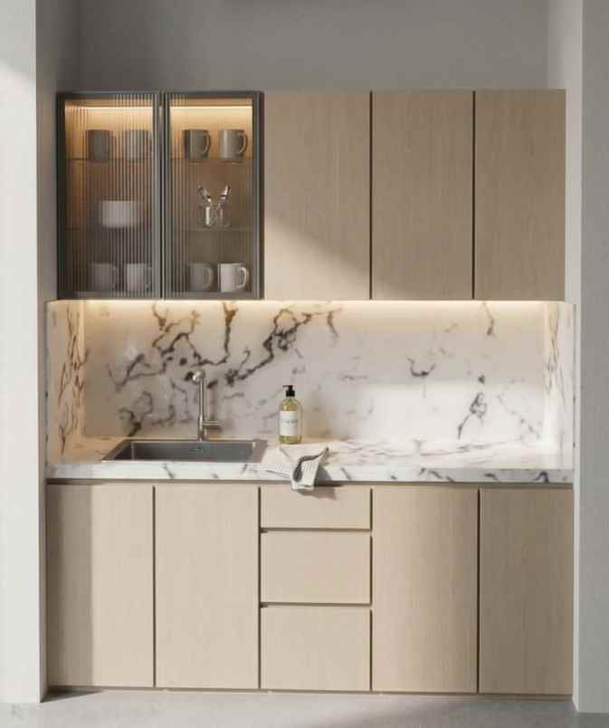 rumah lux minimalis semi furnished