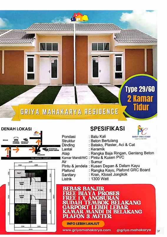 rumah subsidi bekasi anti banjir