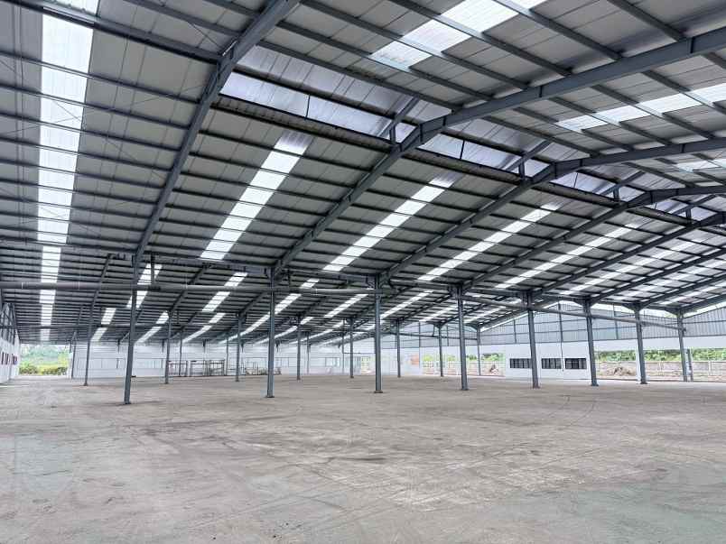 sewa gudang pabrik baru strategis klari karawang timur