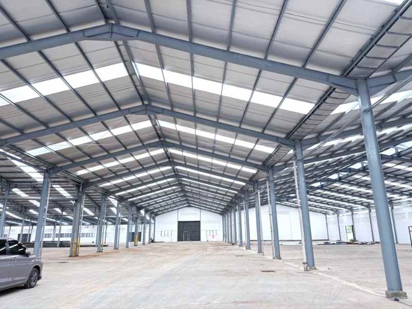 sewa gudang pabrik baru strategis klari karawang timur