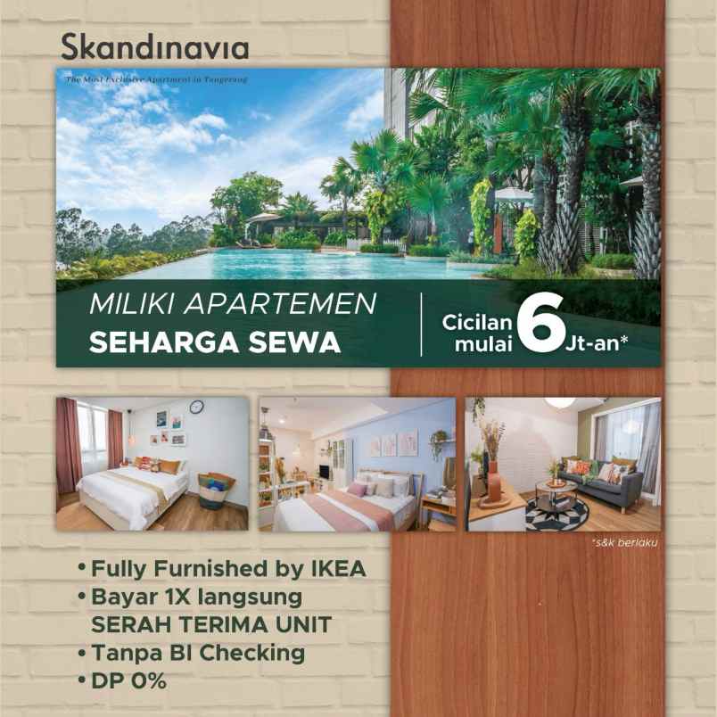 sewa opsi beli skandinavia bayar 6 juta