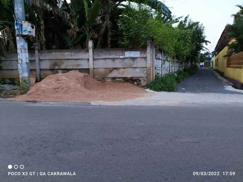 tanah di belakang ubl kedaton luas 1100m shm