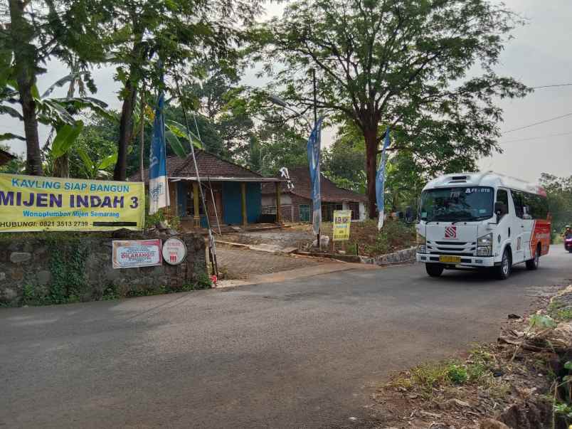 tanah kavling tanpa dp deket pasar mijen di mijen